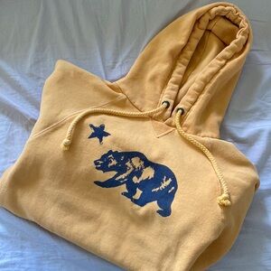 Yellow California bear sweatshirt